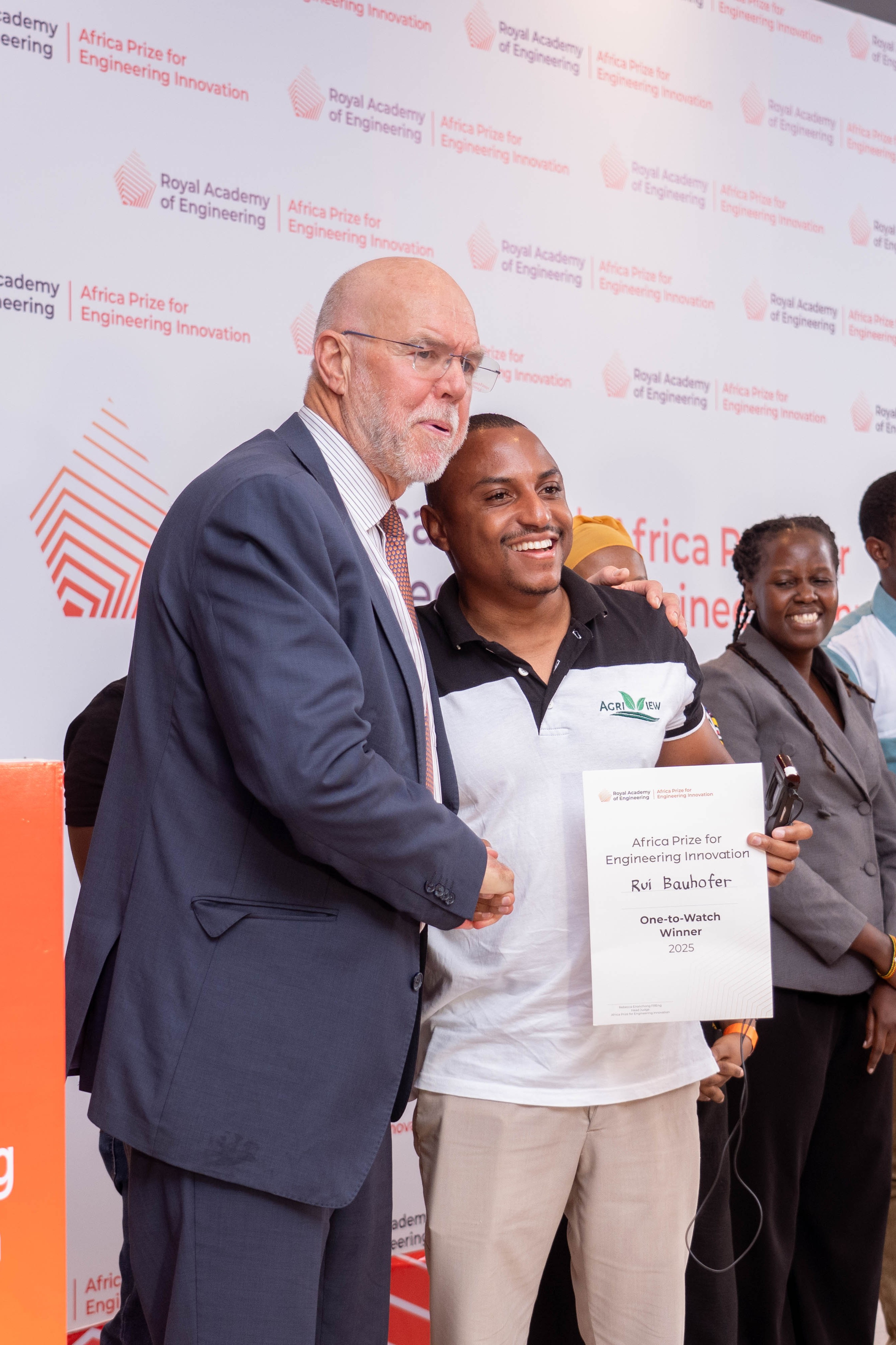 Winner of the 2025 One-to-Watch award, Rui Bauhofer from Mozambique